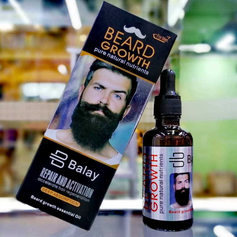 Balay Original Beard Oil-মুখভর্তি দ্রুত দাড়ি গজায়-১০০% কার্যকরী.