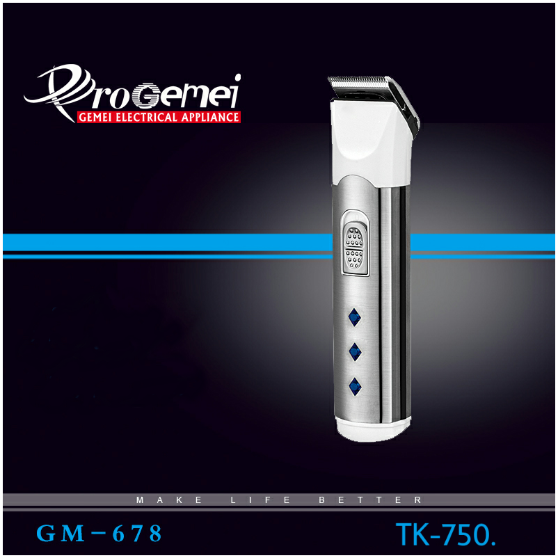 Electric hair clipper progemei 678 haircuts and dry electric double electric massage.