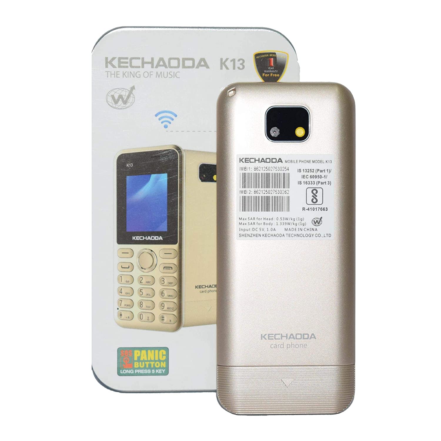 Kachaoda K113 Dual Sim Card Phone.
