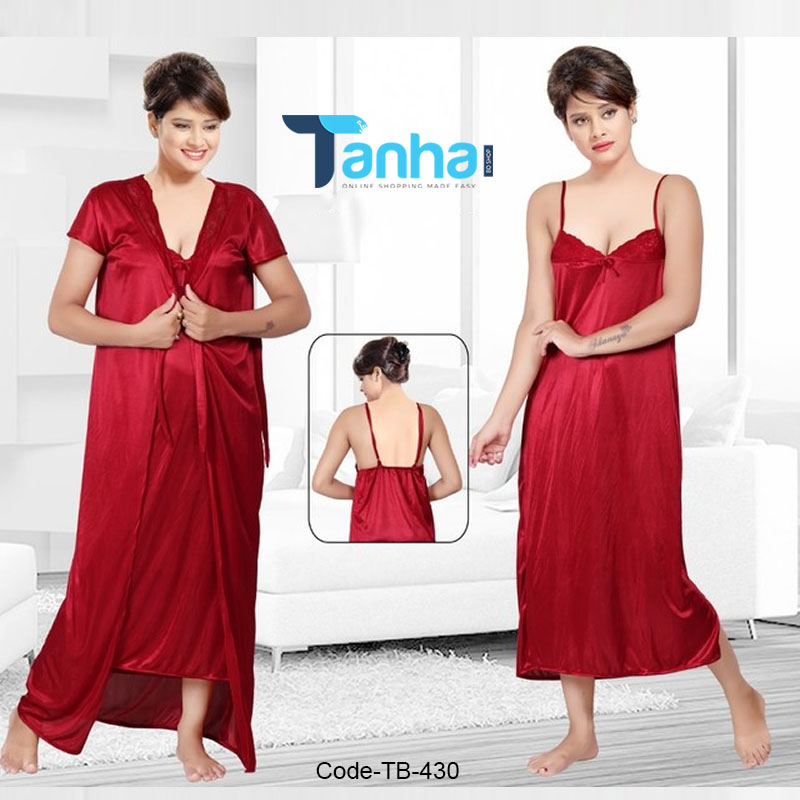 Red Hot 2 Part Night Dress Premium Quality.