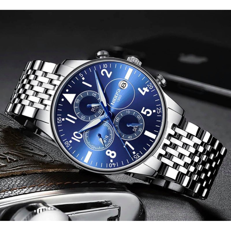 NIBOSI Chronograph Waterproof Watch