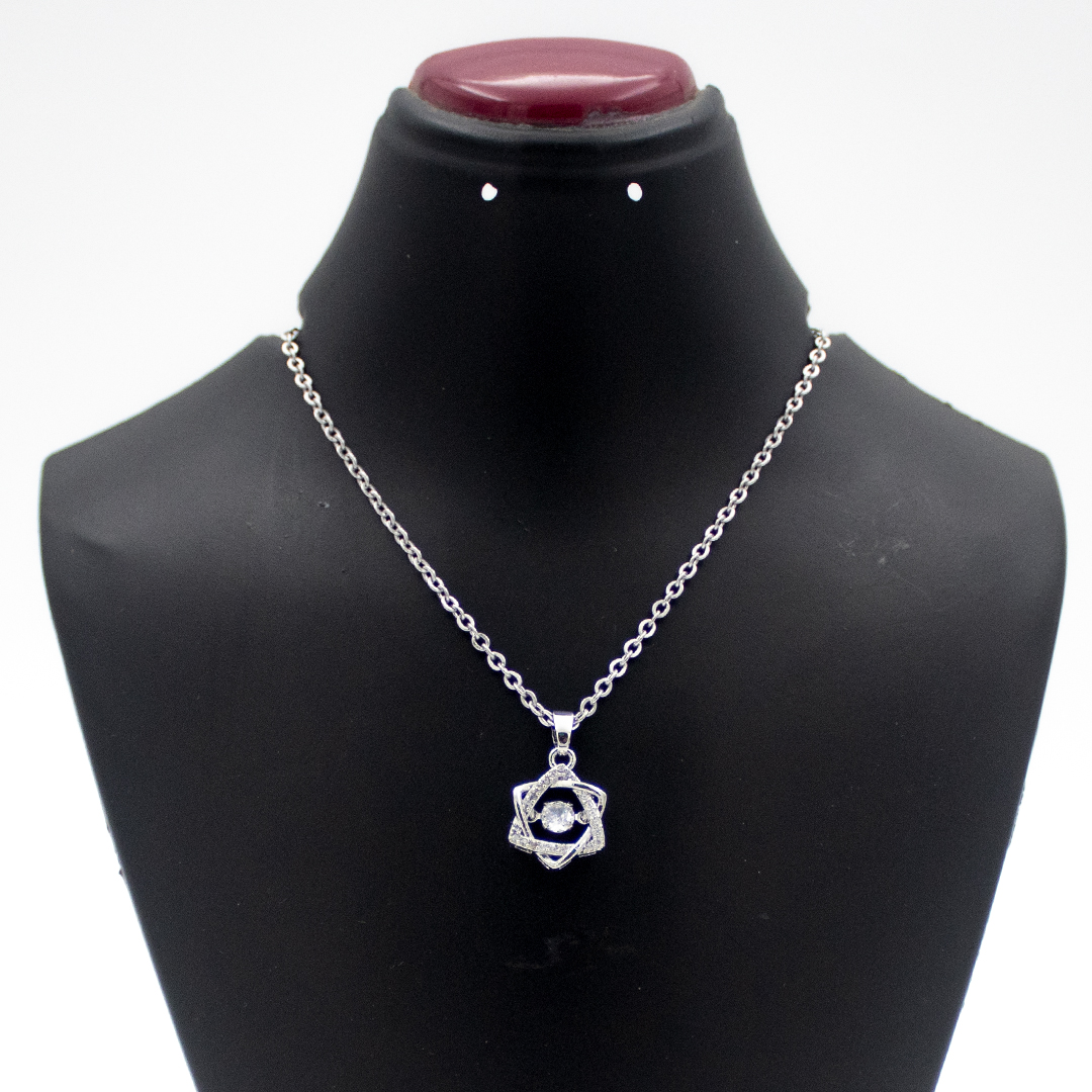 Fationable Chain Necklace For Women-Silver