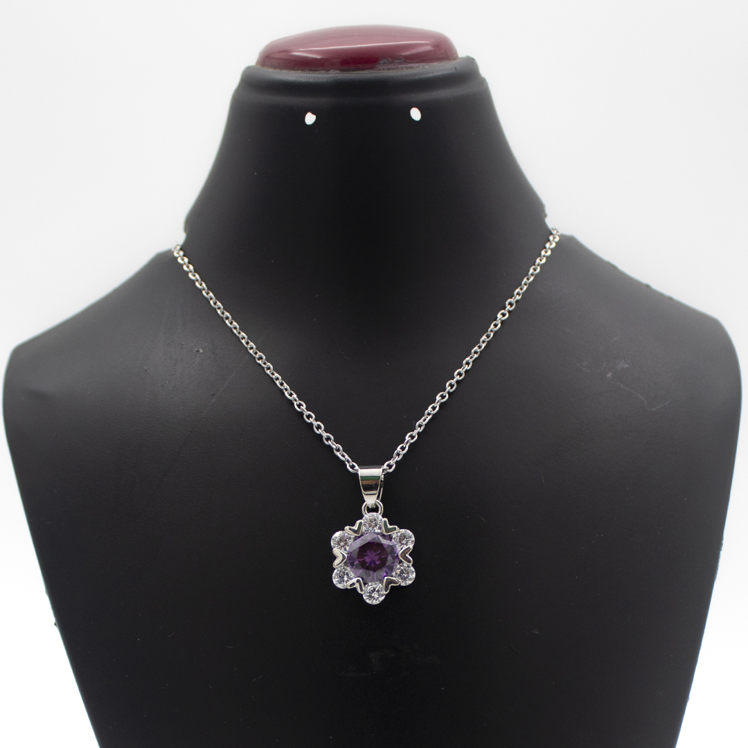 Fationable Chain Necklace For Women- Silver