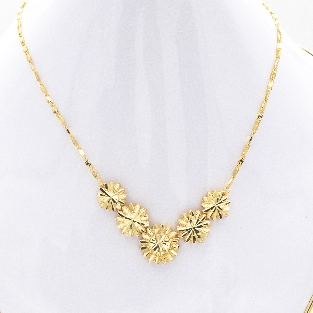 Fationable Chain Necklace For Women- Gold Color