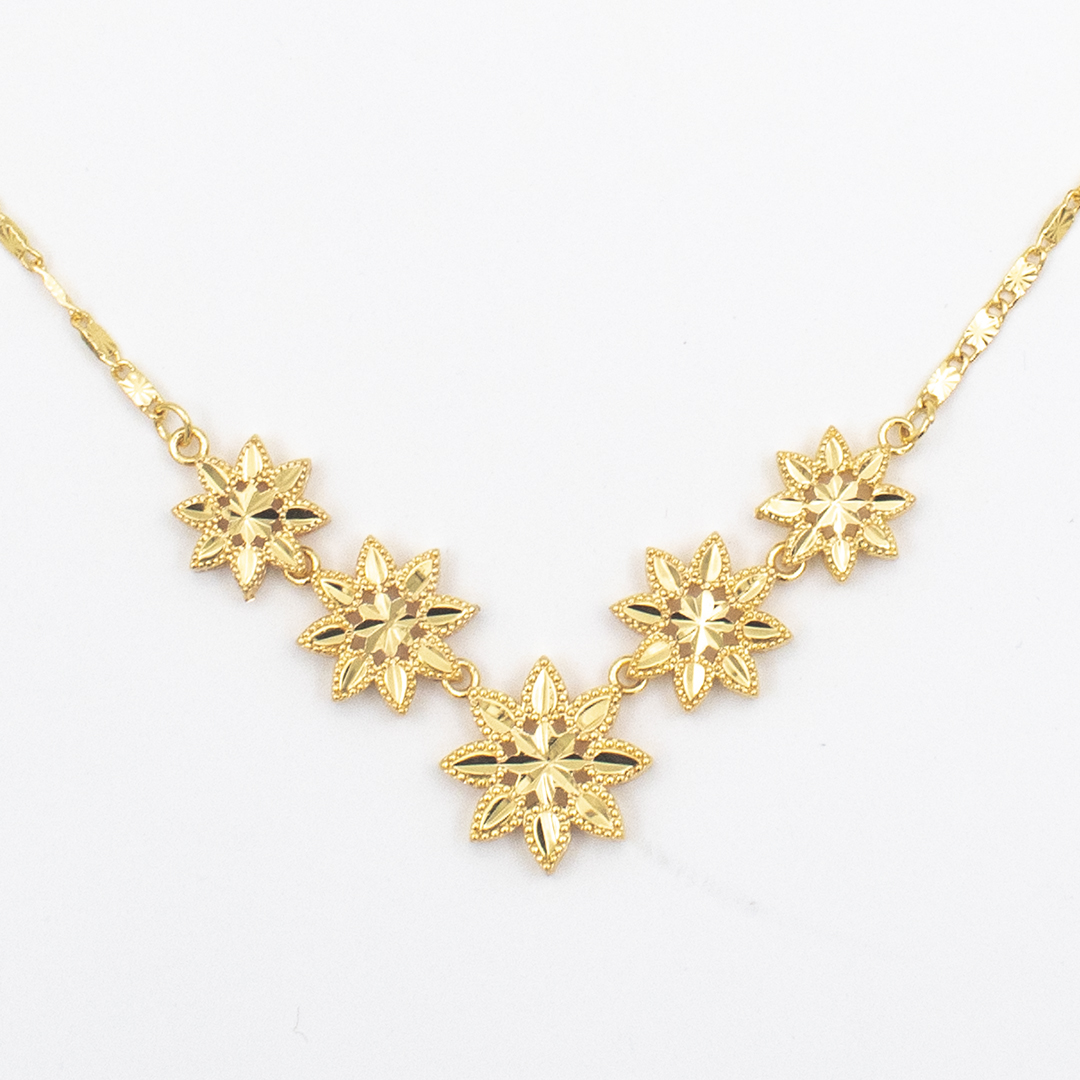 Fationable Chain Necklace For Women- Gold Color