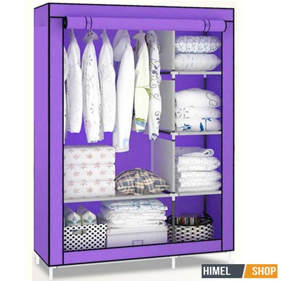 Portable Almirah and Folding Cloth Storage wardrobe 2 Layer
