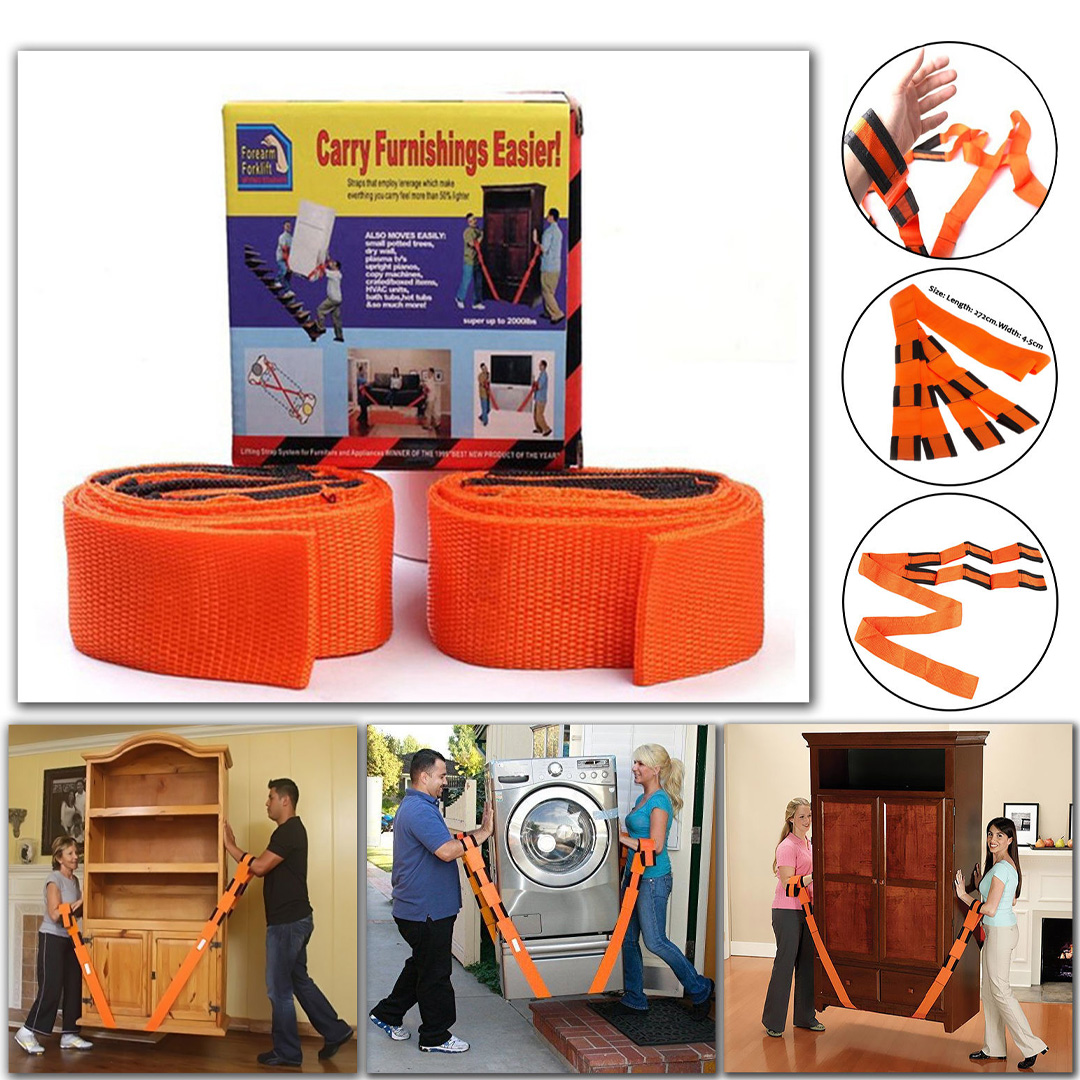 Carry Furnishing Easier: Moving Straps Forearm Delivery Transport Rope Belt