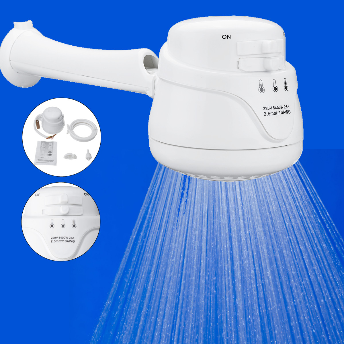 শীতের গরম পানির ঝরনা-Electric Hot Water Shower. image 3