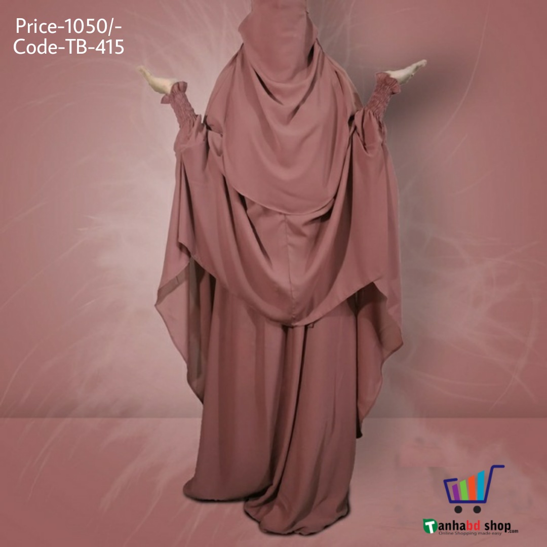 Khimar Borka with Niqab For Women (Alex fabrics)-Code-TB-415 image 2