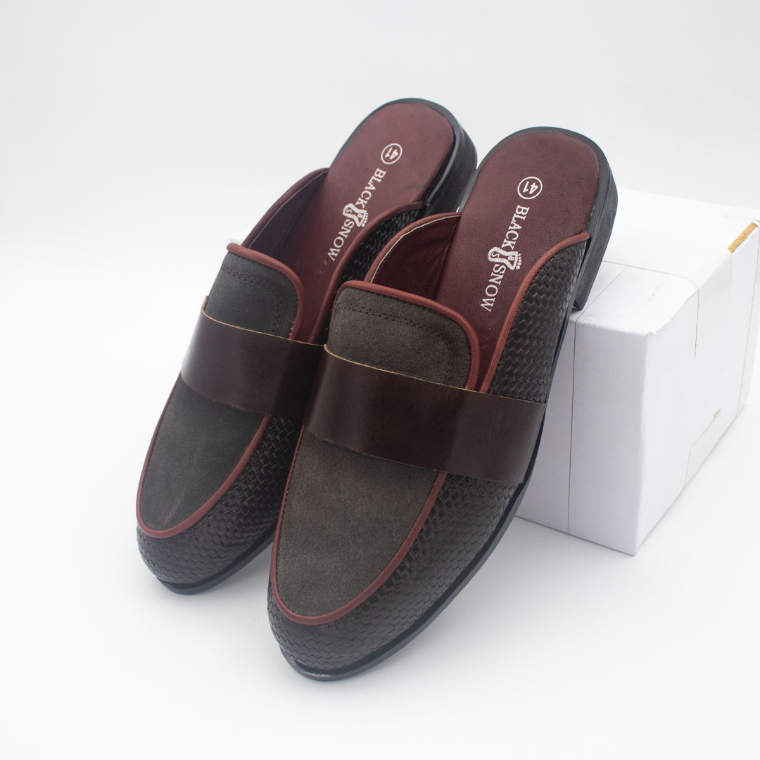 Men Formal Luxury Leather Pointed Toe Loafers Shoes