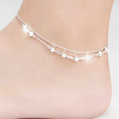 1 piece little star women ANKEL Bracelets image 2