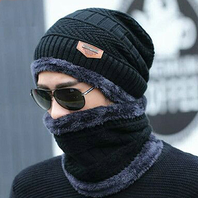 Winter Cap For Women and Man-Black image 2