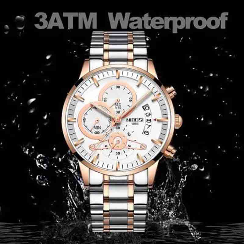 NIBOSI Top Brand Luxury Quartz Wristwatches Elegant Men Watches image 2