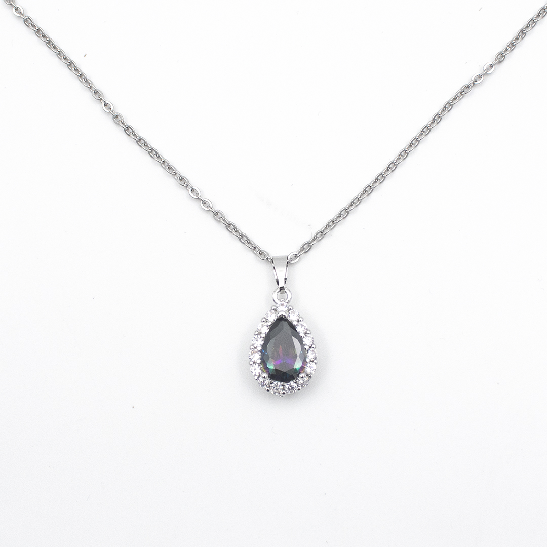 Fationable Chain Necklace For Women- Silver image 2