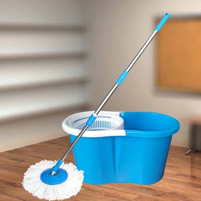 magic floor spin mop bucket image 2