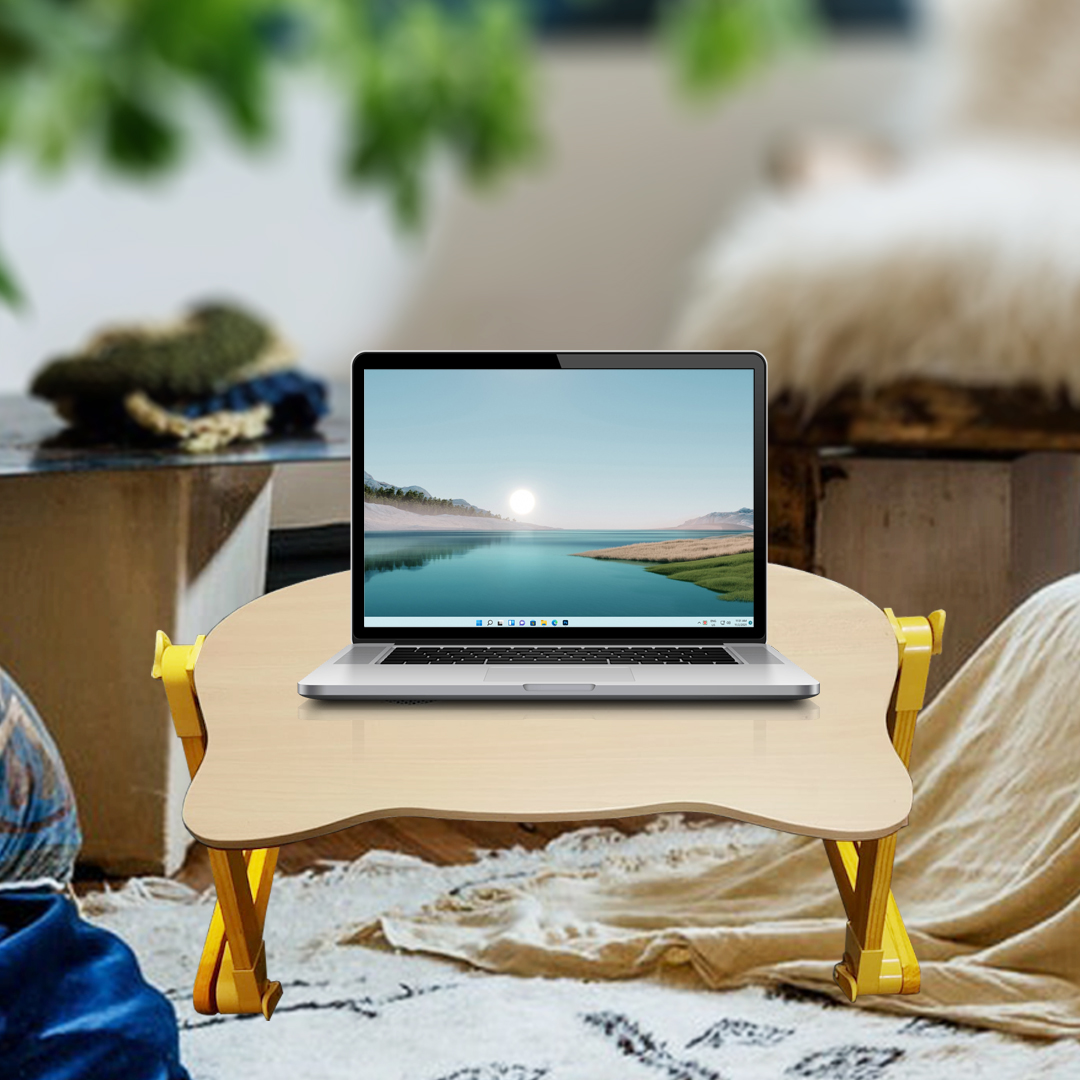 Laptop Desk 180 Degree Bed Table Notebook Table Height Adjustable Study Table image 2
